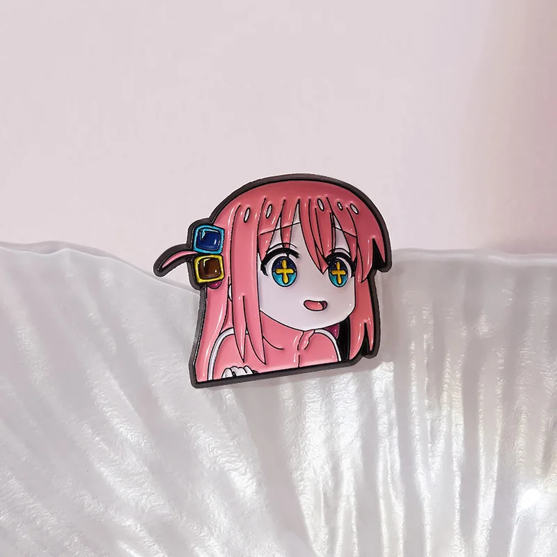BOCCHI THE ROCK Anime Cosplay Brooches Cute Character Pins Clothing Backpack Lapel Badges Fashion Jewelry Accessories Gifts