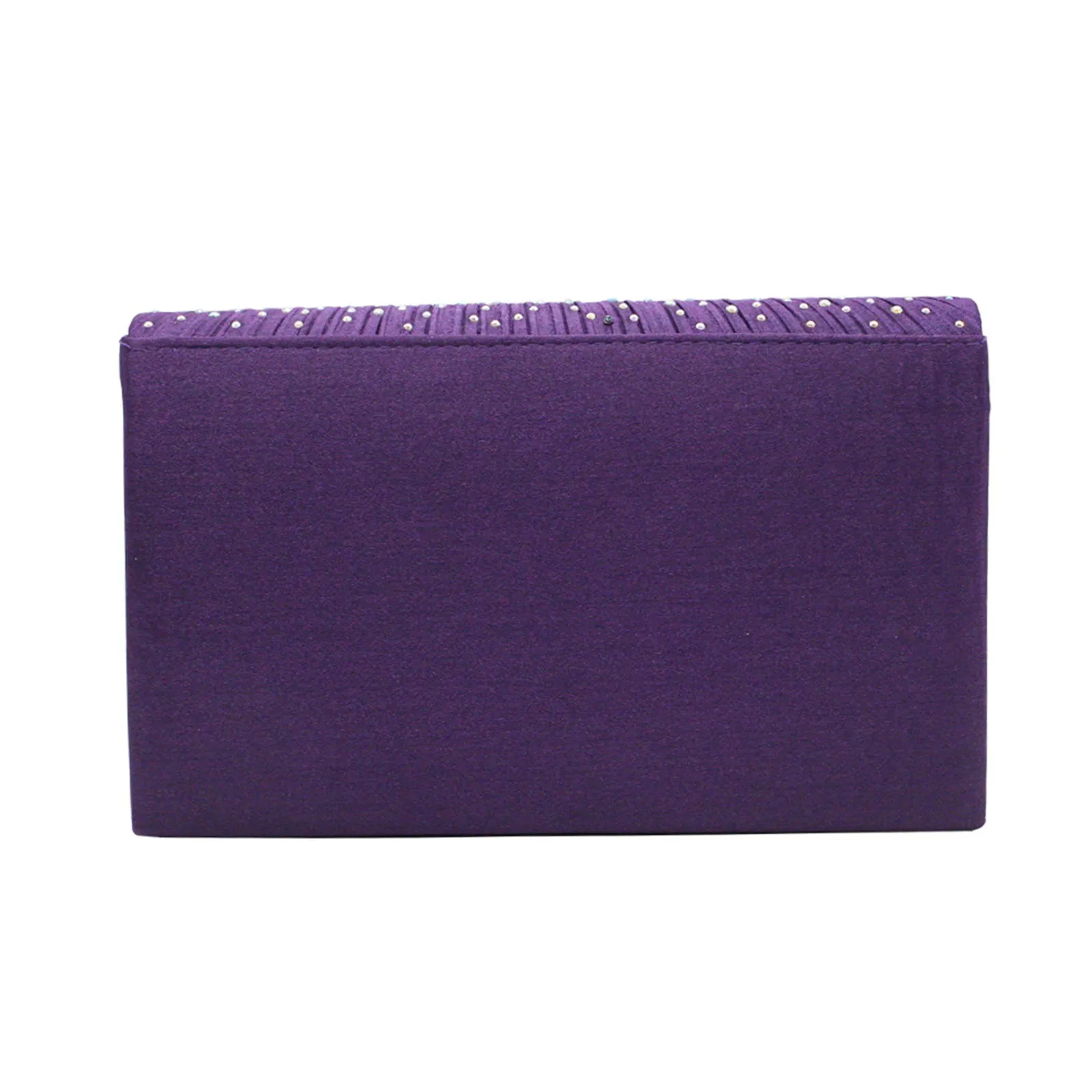 Women'S Fashion Elegant Clutches Trend Satin Rhinestone Shoulder Bag With Thin Chain Party Banquet Dress Matching Evening Bags