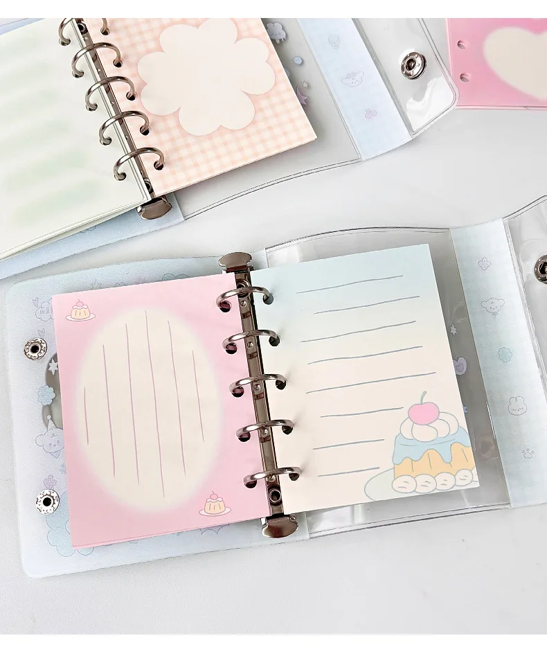 M5 5Holes 60Sheet Loose Leaf Notebook Refill Loosening Index Memo Planning Series Simplified Alien Bookmark Memo Notes