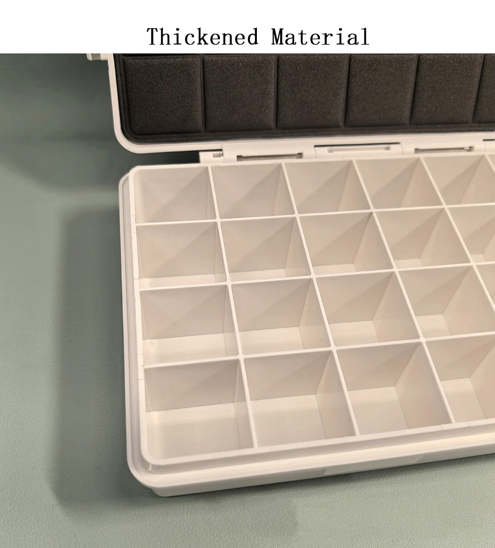 Sealed Moisturizing Paint Box 12/24/36 Grid Oil Pigment Organizer Watercolor Palette Acrylic Paints Storage Art Supplies