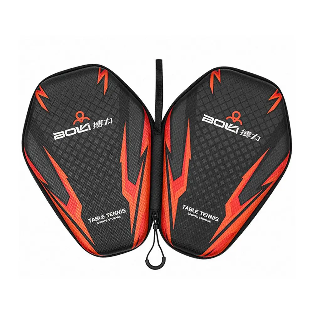 New Table Tennis Racket Bags EVA Hard Shell Waterproof With Bag Case Strap Box Table Dustproof Paddles Hand Tennis Storage