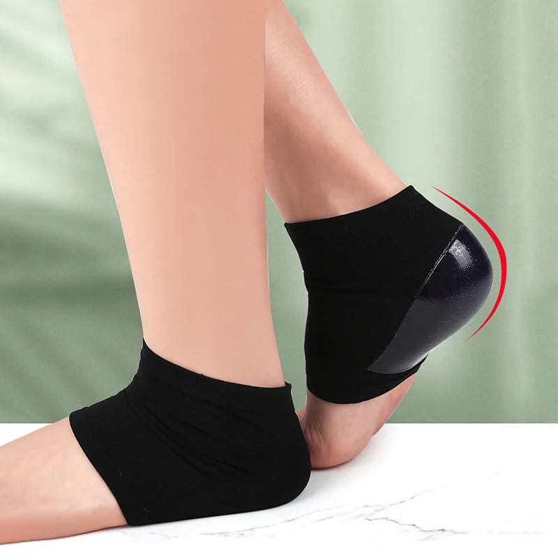 3 Pairs Silicone Gel Moisturizing Socks For Women Men Dry Cracked Heel Treatment, Heels Soften Repair Care Exfoliating