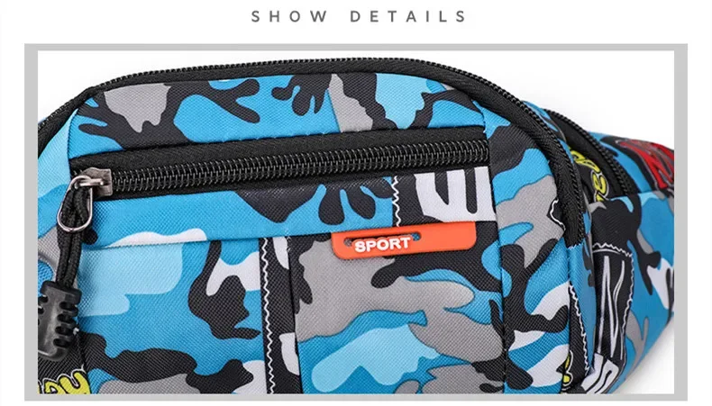 Outdoor Travel Sports Waist Pack Women Shoulder Belt Waist Bag Men Crossbody Pouch Portable Phone Messenger Chest Bag Coin Purse