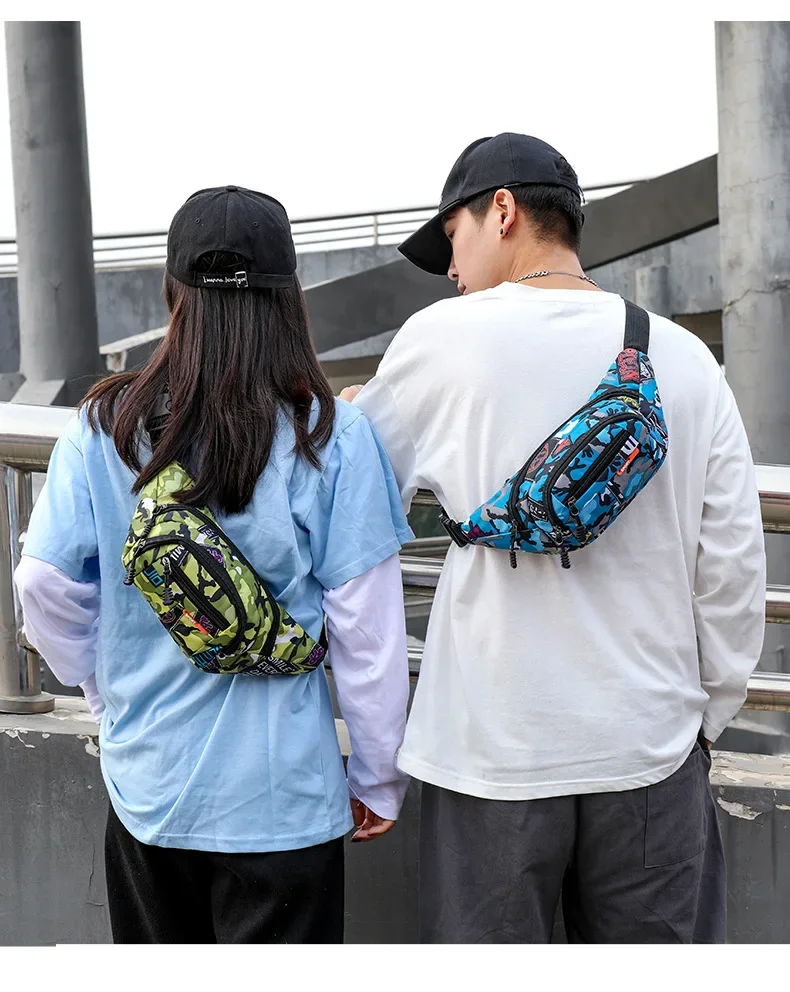 Outdoor Travel Sports Waist Pack Women Shoulder Belt Waist Bag Men Crossbody Pouch Portable Phone Messenger Chest Bag Coin Purse