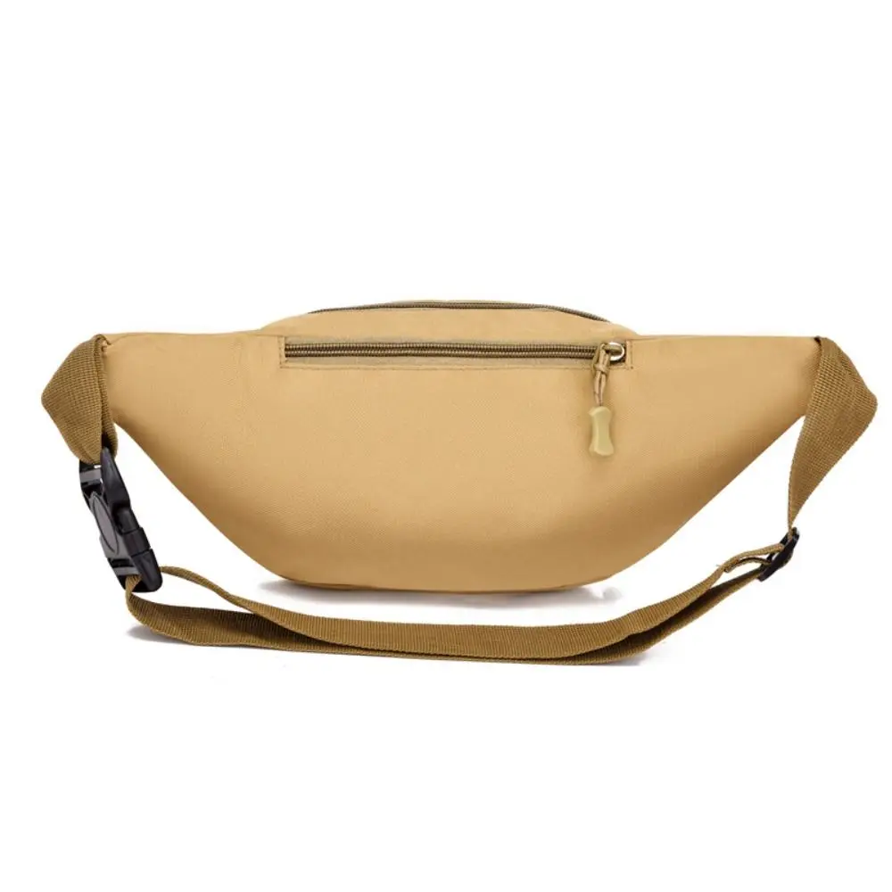 Large Capacity Camouflage Sling Bag Durable Waterproof Multi-layer Outdoor Waist Bag Nylon Fanny Pack