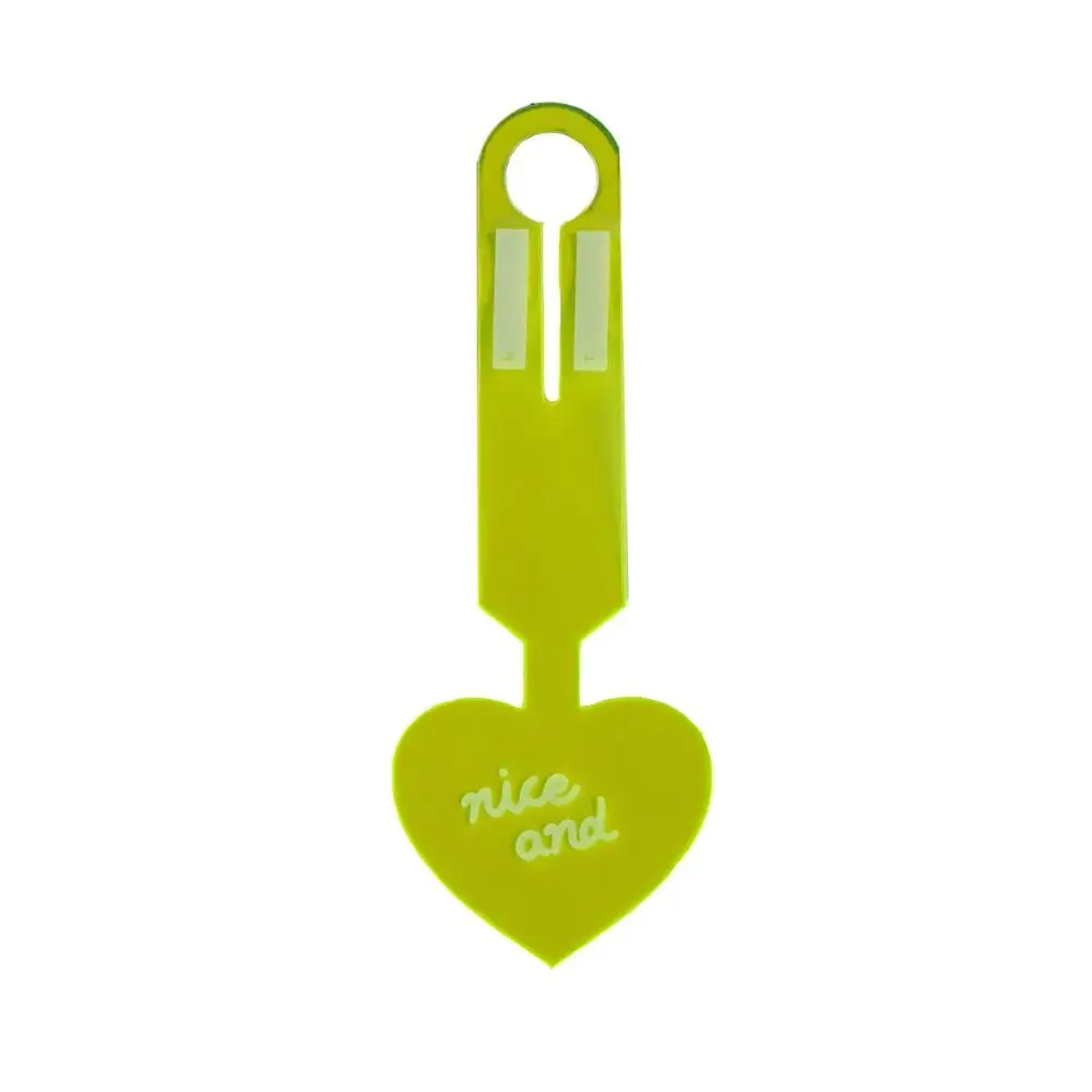 Fluorescent Baggage Tag Portable Anti-lost PVC Suitcase Label Travel Colorful Luggage Tag
