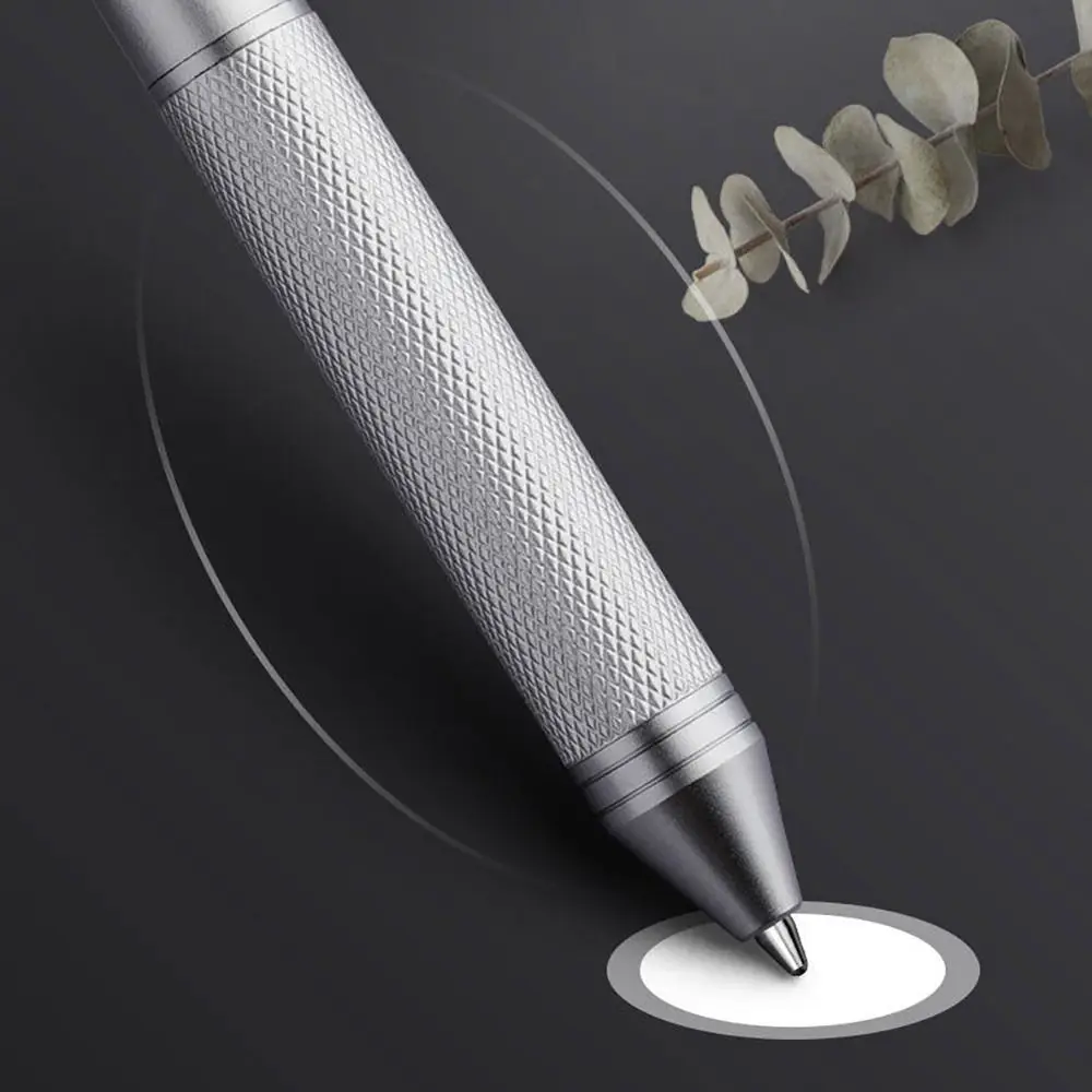 4 in 1 Multi-Function Metal Gravity Sensing Pen Students 3Colors Ballpoint Pen Mechanical Pencil Set Press Gel Pen Signature Pen