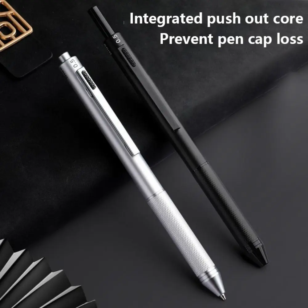 4 in 1 Multi-Function Metal Gravity Sensing Pen Students 3Colors Ballpoint Pen Mechanical Pencil Set Press Gel Pen Signature Pen