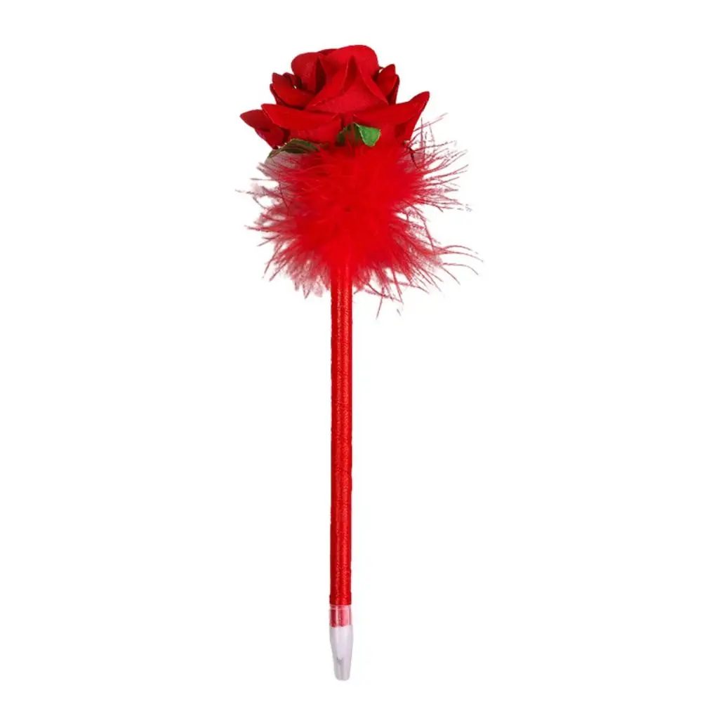 Cute Kawaii Rose Flower Ballpoint Pen Office School Supplies Stationery Creative Sweet Pretty Lovely Pen