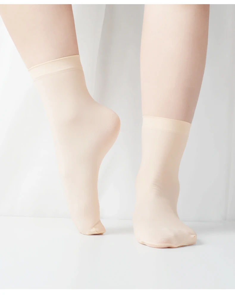 Girls Women Summer Thin Breathable Sport Socks Children Adult Soft Skin Friendly Ballet Dance Short Socks