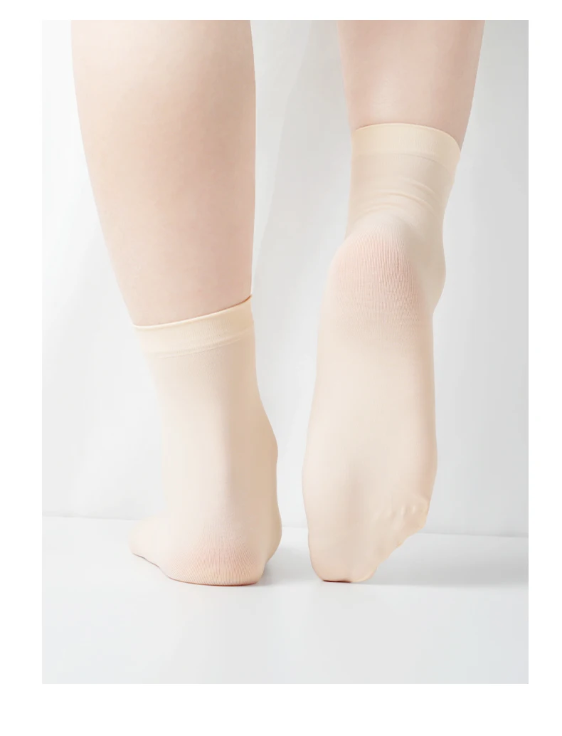 Girls Women Summer Thin Breathable Sport Socks Children Adult Soft Skin Friendly Ballet Dance Short Socks