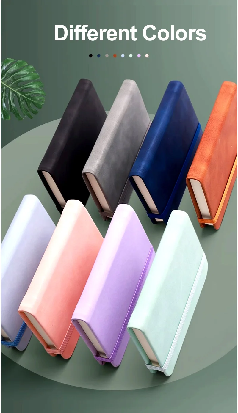 1Pcs A7 Mini Notebook Portable Student Pocket Book Notepad Diary Planner Agenda Leather Cover Memo Pad Office School Stationery
