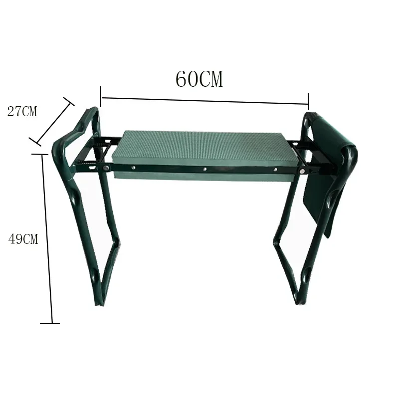 Hot Selling Garden Kneeling Stool with Tool Kit Two-use Outdoor Sponge Non-Slip Folding Stool Garden Hardware Tools