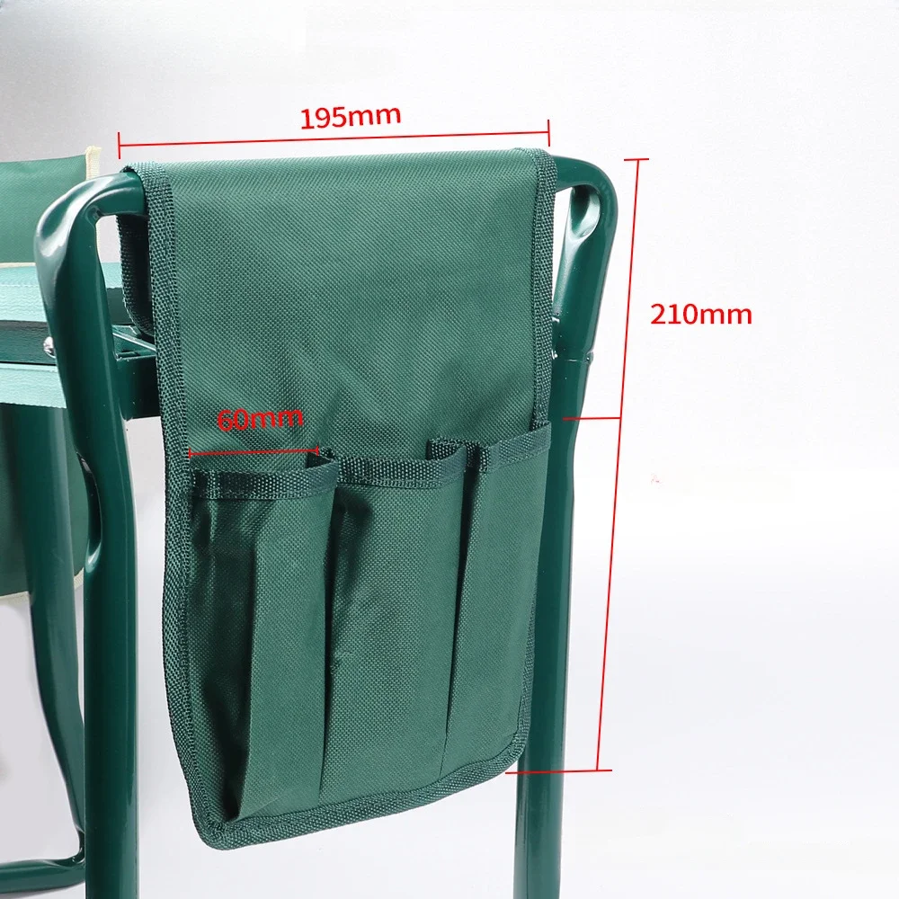 Hot Selling Garden Kneeling Stool with Tool Kit Two-use Outdoor Sponge Non-Slip Folding Stool Garden Hardware Tools