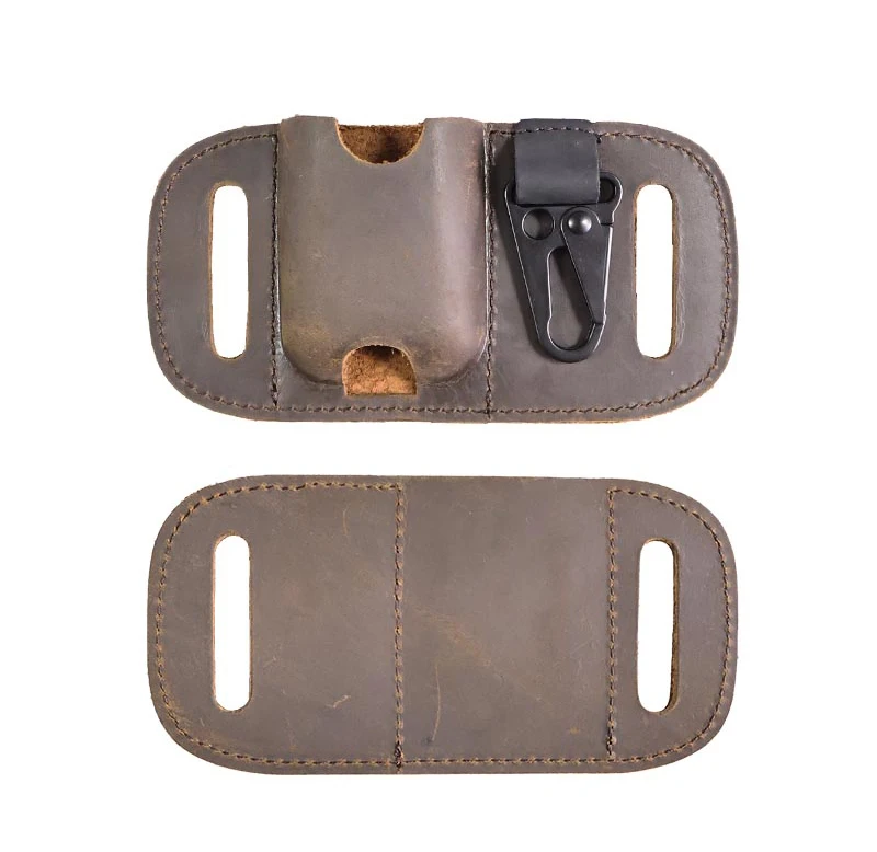 1pcMen's casual genuine leather case, handmade,suitable for airpods pro headphones and headphones of the same size