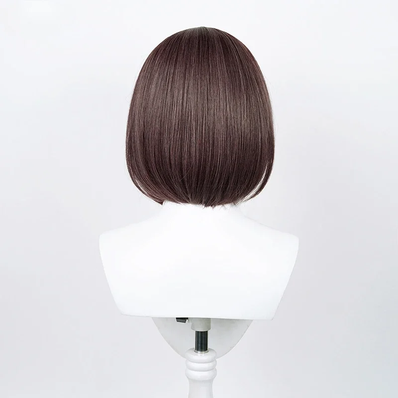 Anime Shinonome Ena Cosplay Wig Grey Pink Brown Short Heat Resistant Synthetic Hair Halloween Party Wigs
