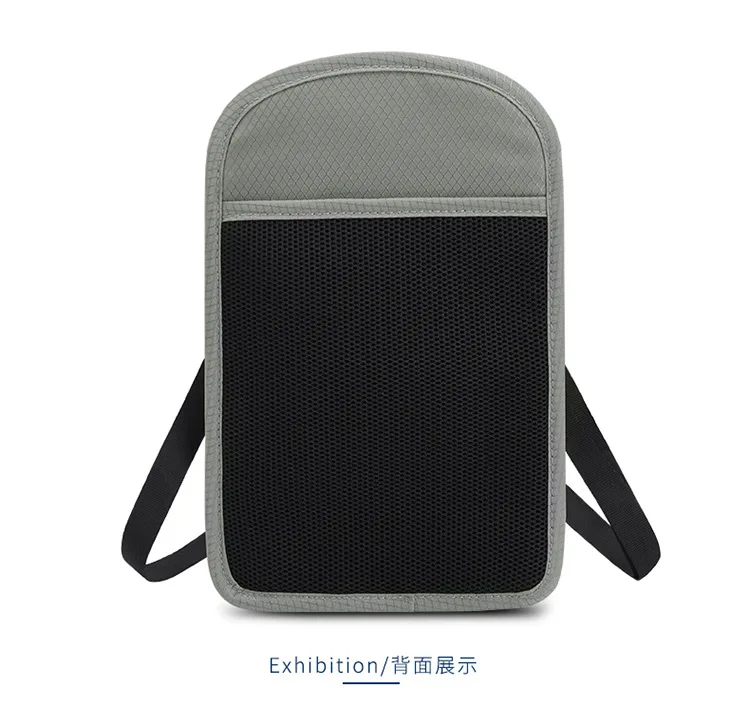Multifunctional Halter Neck Passport Bag RFID Crossbody Shoulder Storage Bag Ticket Document Protective Cover Credit Card Holder