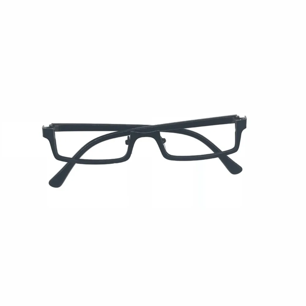 Multicolour Half Frame Glasses Personalized COS Anime Fake Glasses Metal Photography Prop Eyeglasses Adults