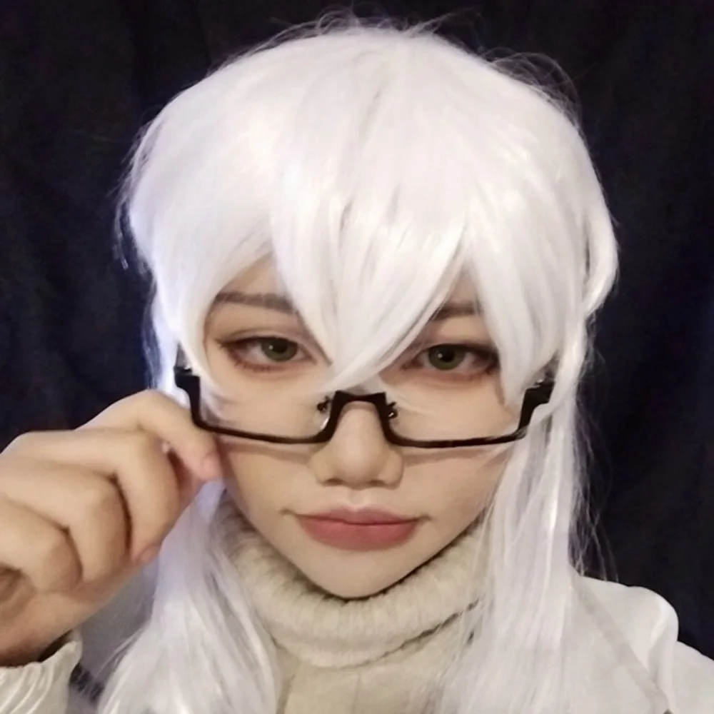 Multicolour Half Frame Glasses Personalized COS Anime Fake Glasses Metal Photography Prop Eyeglasses Adults