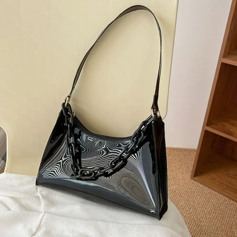 Fashion Ladies Jelly Bags PVC Clear Bag Underarm Bags Casual Women Summer Handbags Purse Cell Phone Shoulder Bag