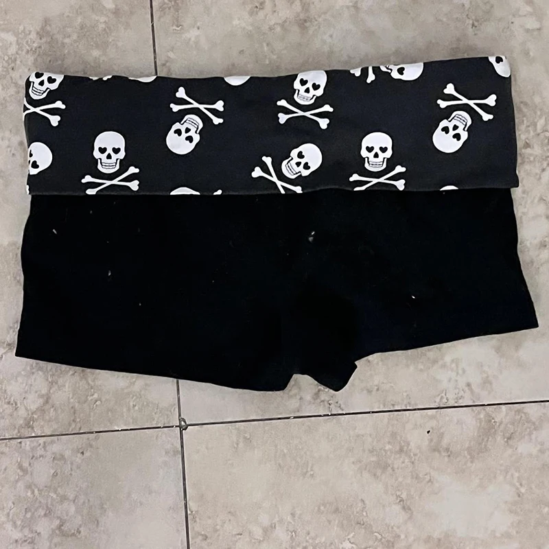 Y2K Shorts Harajuku Leopard Print Women Rock Gothic Retro Pants Hip Hop Streetwear Spice Girls Hot pants Punk Sexy Trousers