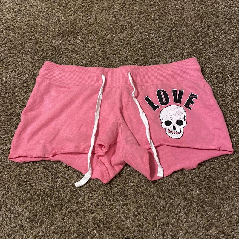 Y2K Shorts Harajuku Leopard Print Women Rock Gothic Retro Pants Hip Hop Streetwear Spice Girls Hot pants Punk Sexy Trousers