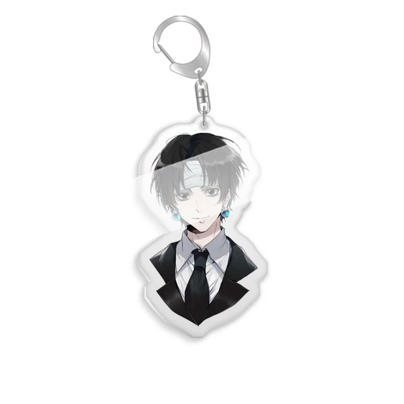 HunterxHunter Gon Freecss Cartoon Acrylic Keychains Killua Zoldyck Pendants Kurapika Keyring Hisoka Bag Tag Trendy Collection