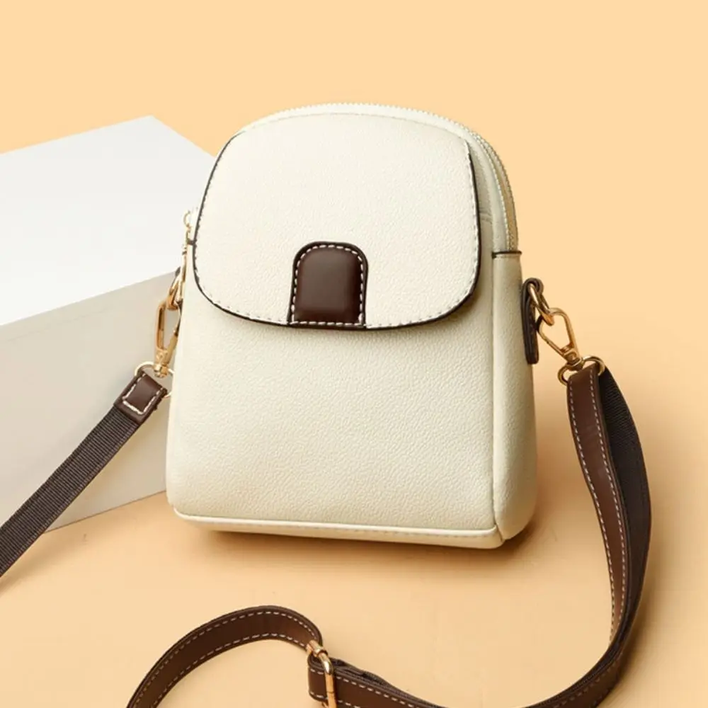 Mini Square Bags Bag Versatile Crossbody Shoulder Bag Casual Trendy Leather Bag Cellphone Bag for Women Girl