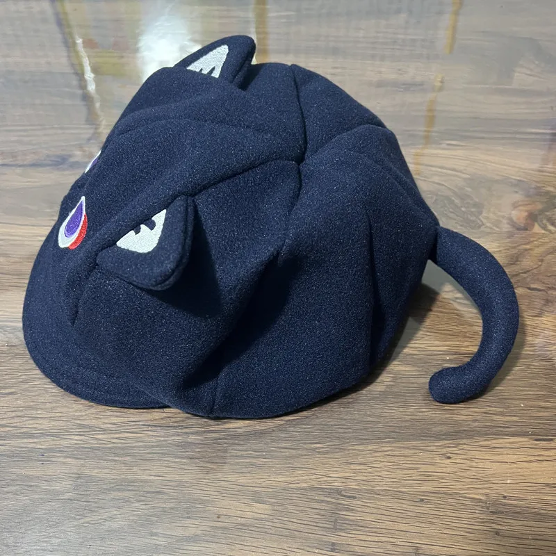 Hot Game Genshin Impact Scaramouche Cute Cat Cosplay Octagonal Hat Casual Wanderer Balladeer Beret Cap Accessories Gift