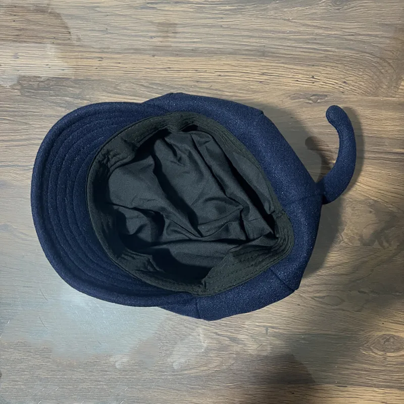 Hot Game Genshin Impact Scaramouche Cute Cat Cosplay Octagonal Hat Casual Wanderer Balladeer Beret Cap Accessories Gift