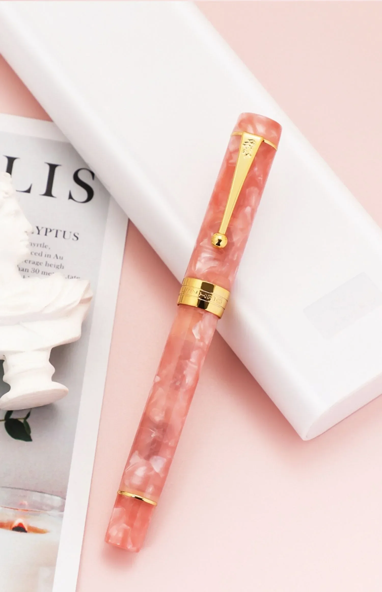 Jinhao 100 Fountain Pen Golden Arrow Clip Luxury Executive Pens M/F/EF Nib Writing ink Pens Stationery Office School Supplies
