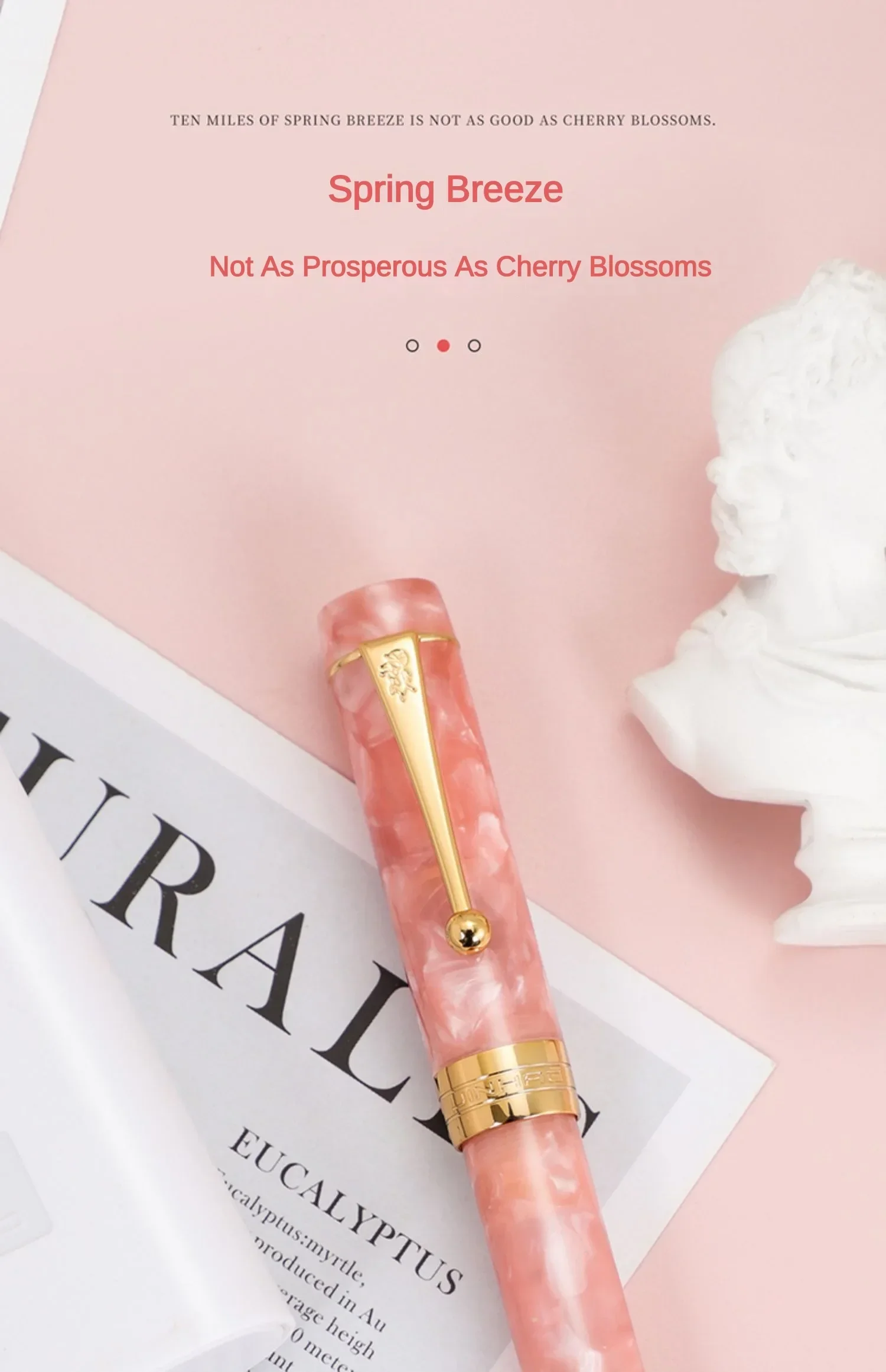 Jinhao 100 Fountain Pen Golden Arrow Clip Luxury Executive Pens M/F/EF Nib Writing ink Pens Stationery Office School Supplies