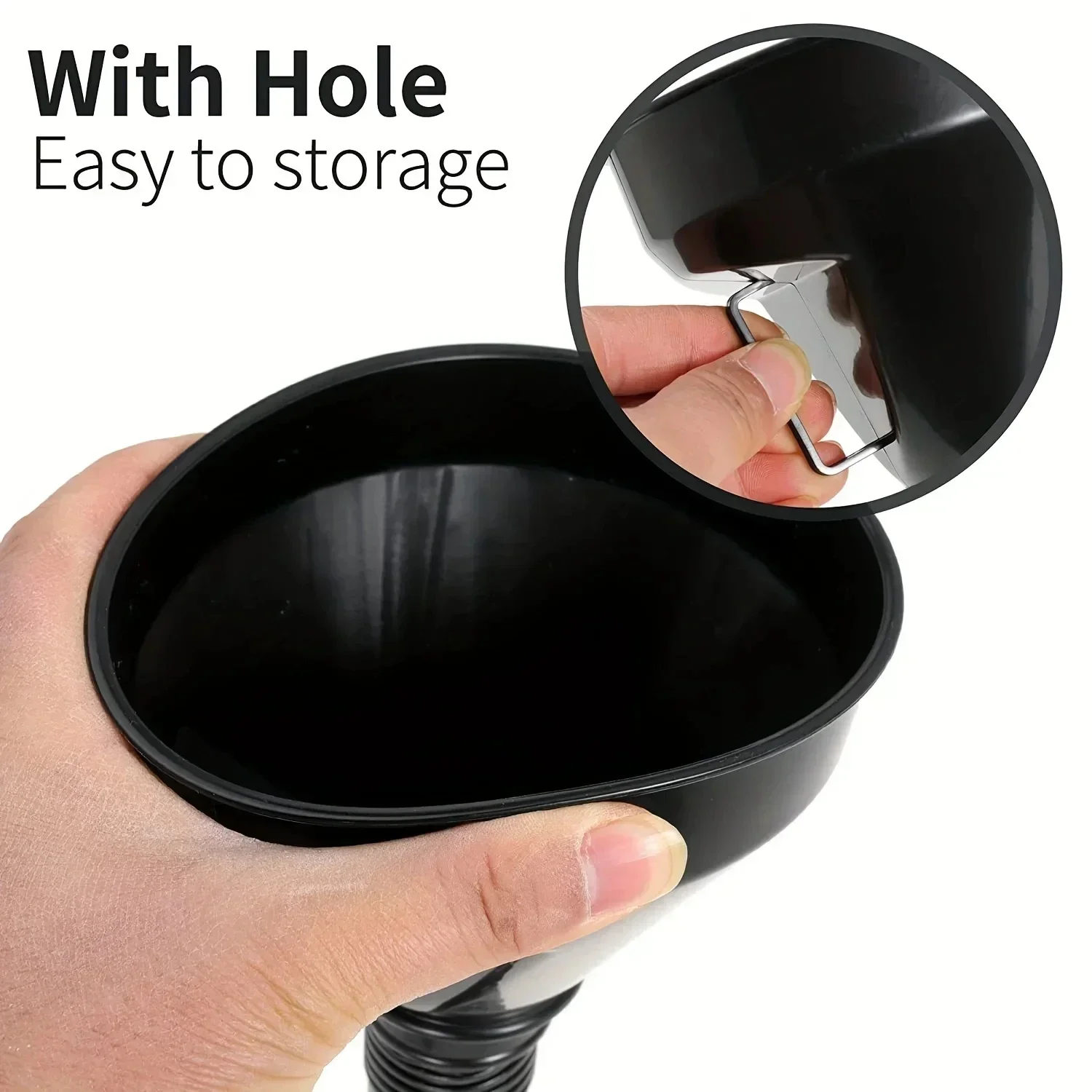 1 PC Multi Functional Flexible Funnel: Spill-Proof Oil Changing Tool with Wide Mouth & Handle Automobile