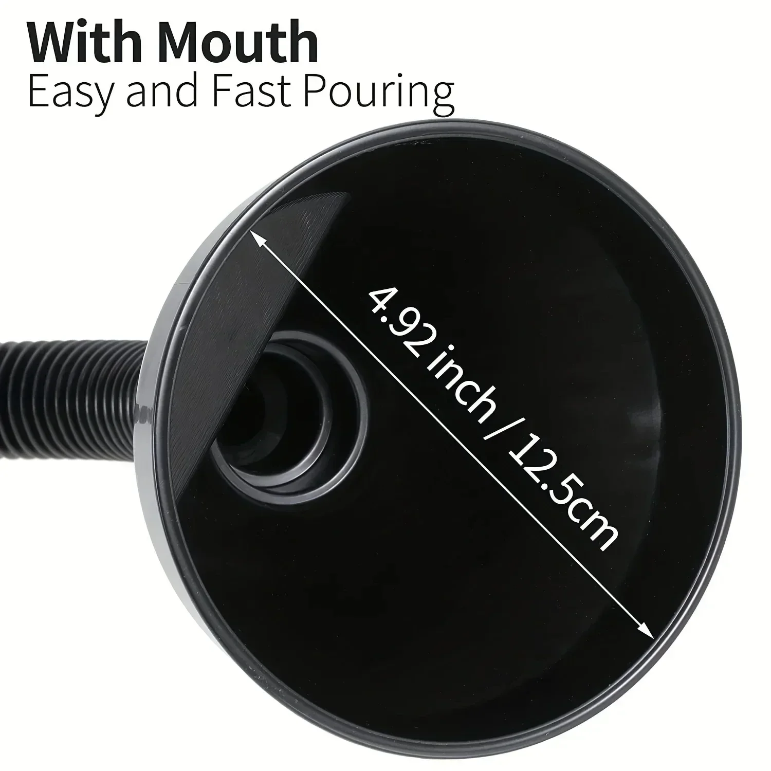 1 PC Multi Functional Flexible Funnel: Spill-Proof Oil Changing Tool with Wide Mouth & Handle Automobile