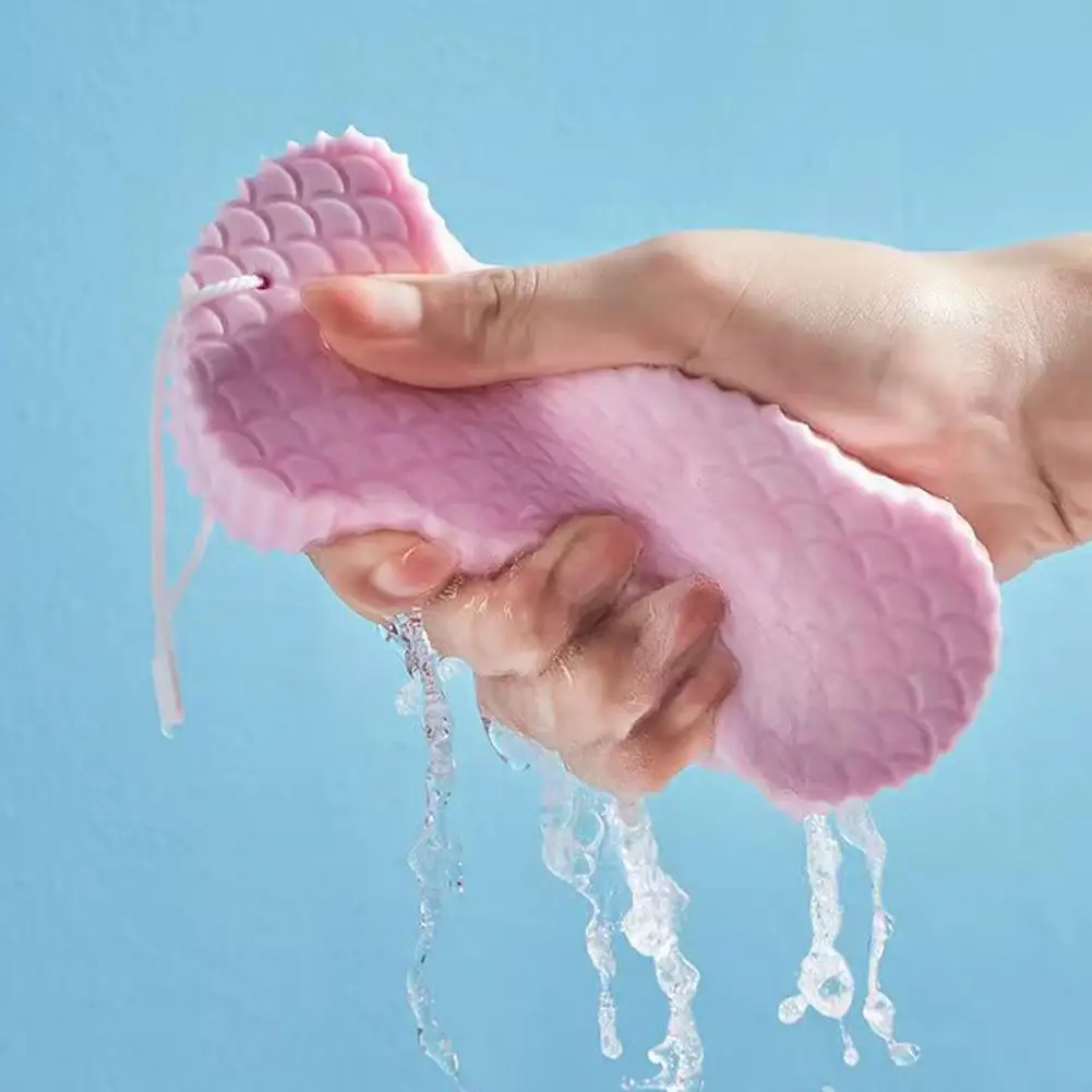 3D Magic Children Bath Sponge Body Exfoliating Dead Skin Sponge Massager Cleaning Shower Brushes Peeling Sponge Artifact