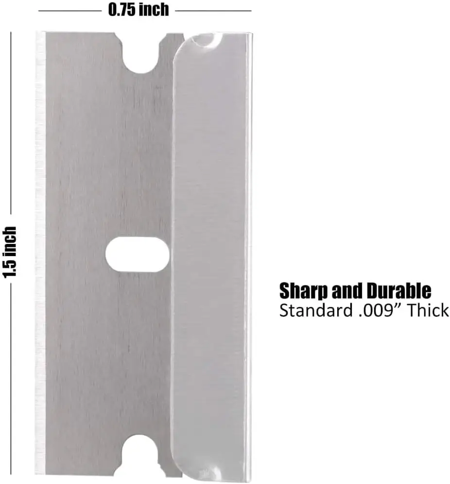 Replacement Scraper Blades Adhesive Scraper Cutter Car Sticker Remover Glass Paint Scraper Cleaning Tool for Removing Label Glue