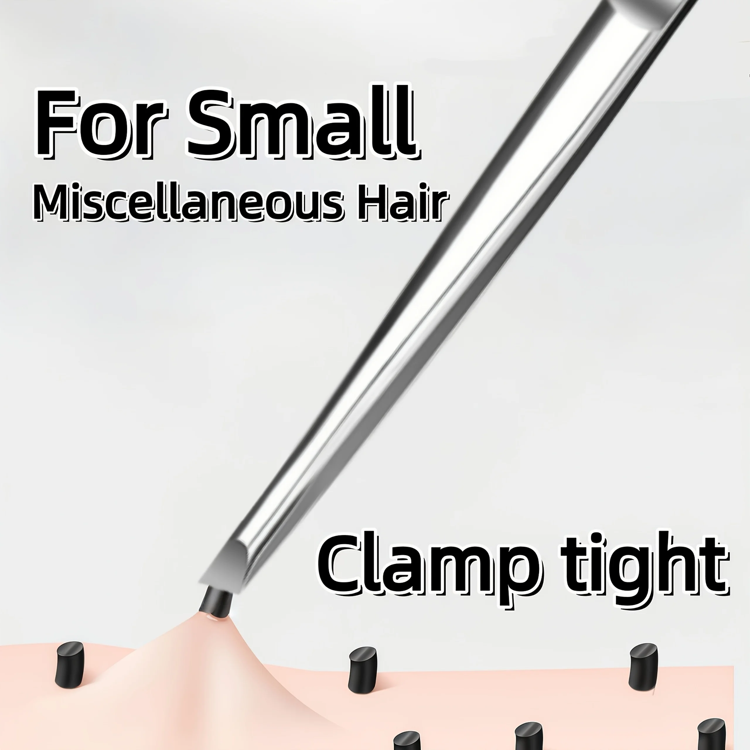 Stainless Steel Tweezers Tool Suitable for Eyebrow Eyelash Application Beard & Mustache Trimming False Eyebrow Applicator Gifts