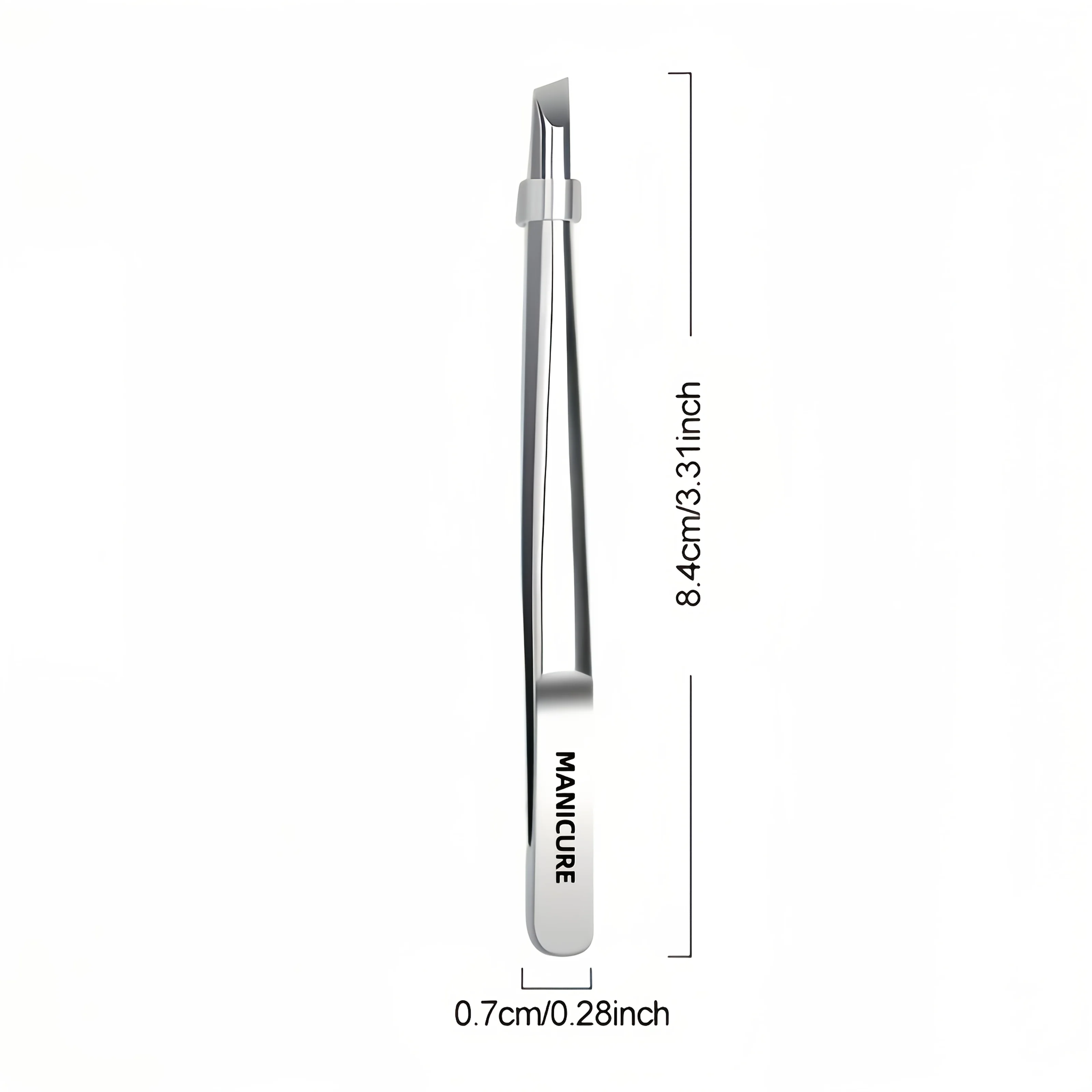 Stainless Steel Tweezers Tool Suitable for Eyebrow Eyelash Application Beard & Mustache Trimming False Eyebrow Applicator Gifts