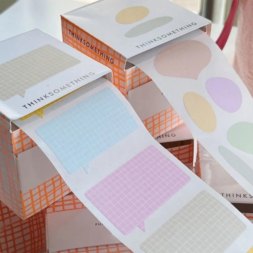 100PCS/Set Pull-out Memo Pad Creative Sticky Note Full Adhesive Labels Stickers DIY Scrapbook Sticker Student Tearable Notepad