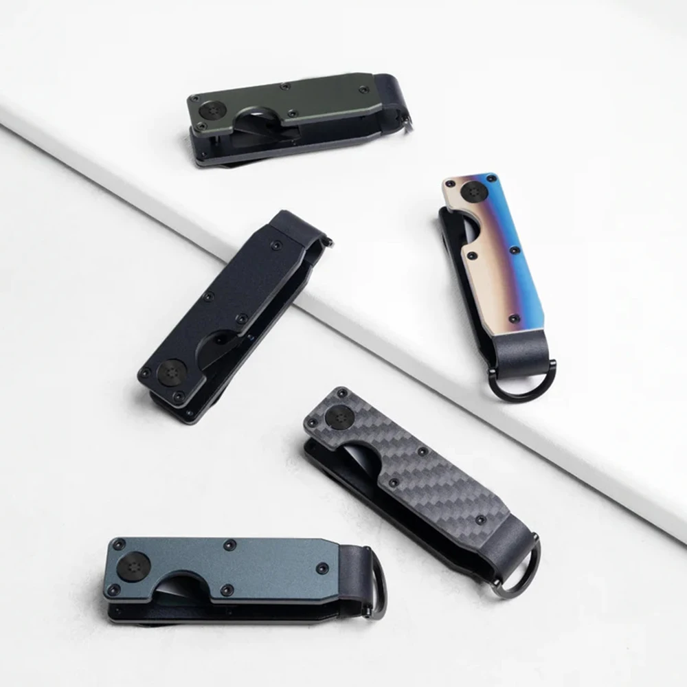 Key Organizer Compact Holder Metal Key Chain Minimalist Key Case Holder for Keychain Secures 2-6 Keys
