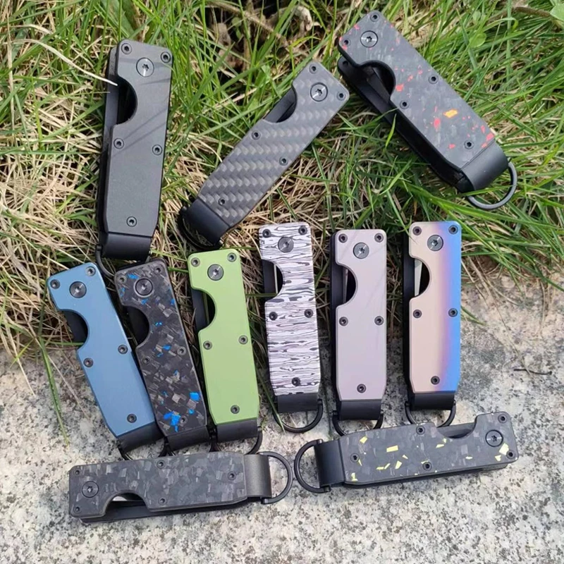 Key Organizer Compact Holder Metal Key Chain Minimalist Key Case Holder for Keychain Secures 2-6 Keys
