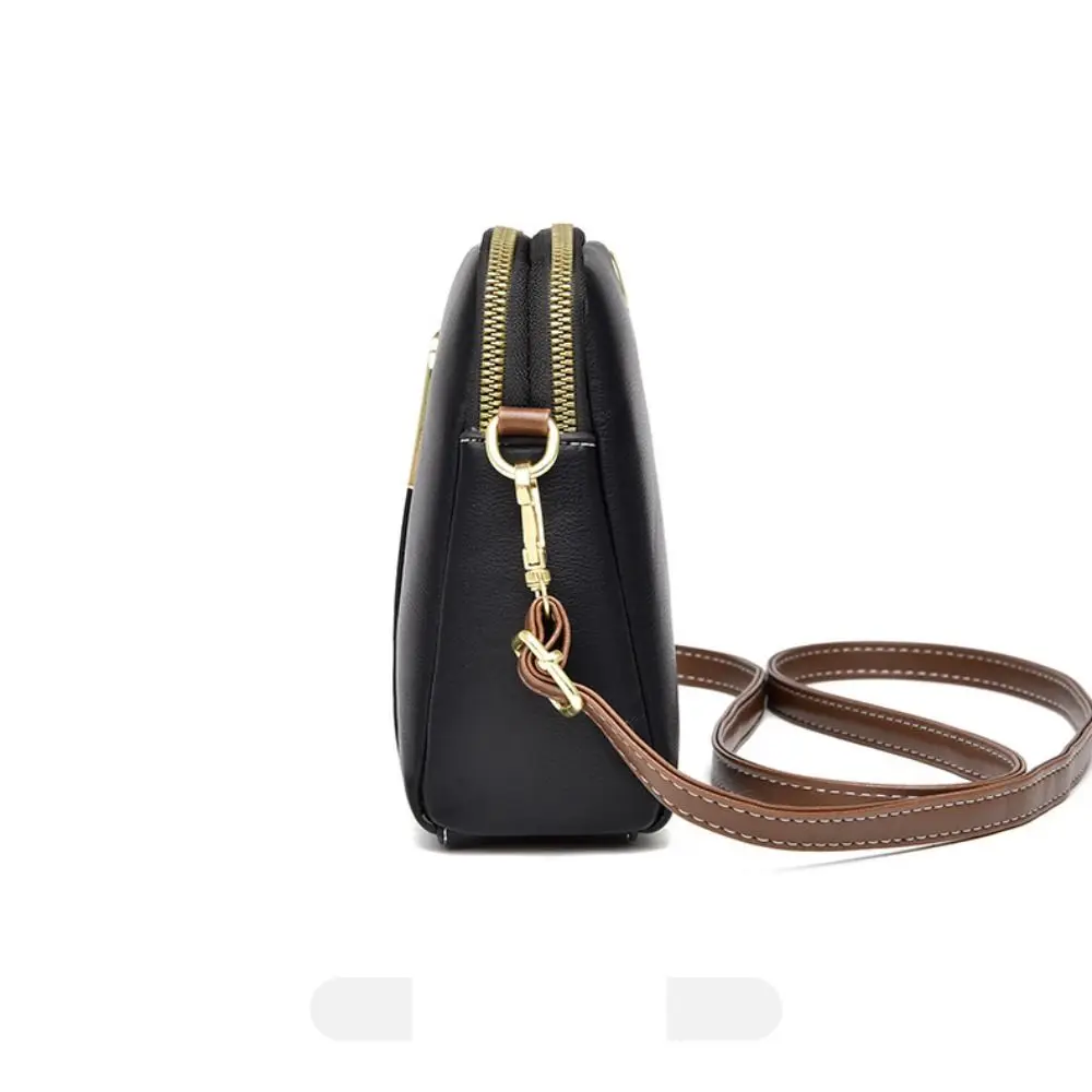 Lightweight Mini Crossbody Shoulder Phone Bag Retro All-match Vertical Cellphone Bag Women Crossbody Leather Shoulder Bags