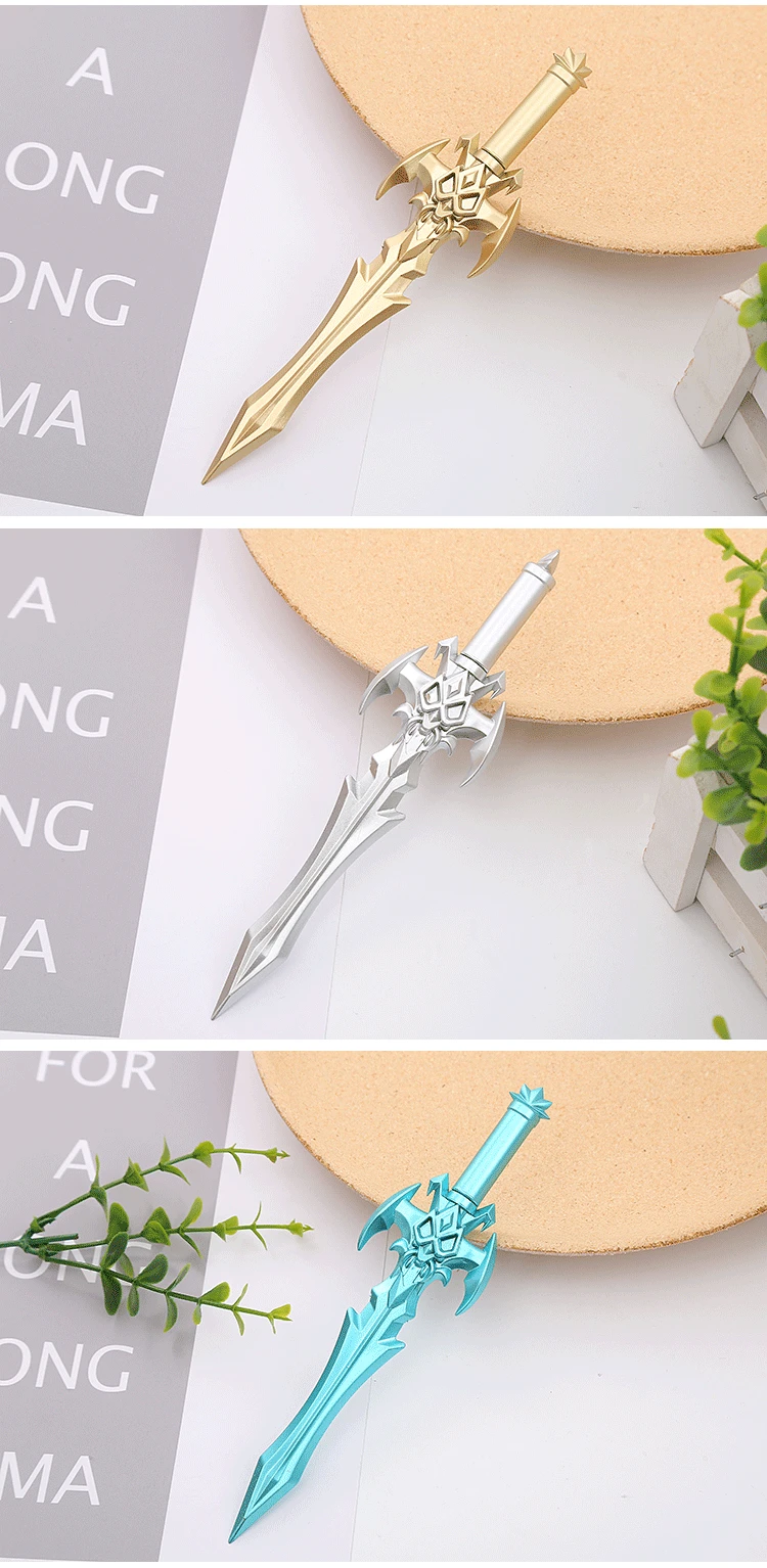 24 Pcs Neutral Pens Anime Arts Design Student Water Based Pen Personality Stationery Writing Supplies