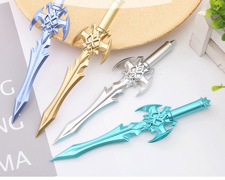 24 Pcs Neutral Pens Anime Arts Design Student Water Based Pen Personality Stationery Writing Supplies