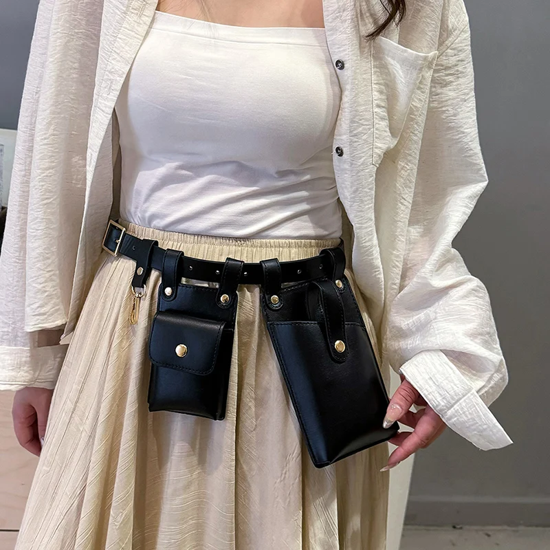 Designer Women Waist Bag 2024 summer Belt bag Phone Pack Trend Candy color Leather Shoulder Crossbody Chest Bags Lady Fanny Pack