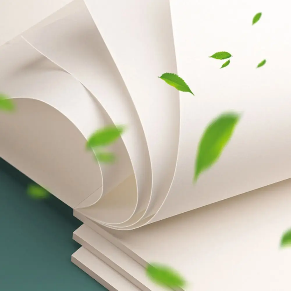 40/100 Sheets Blank Draft Paper Grids/Blank Beige Eye Protection Calculation Paper A4/B5 Notebook Study Painting Supplies