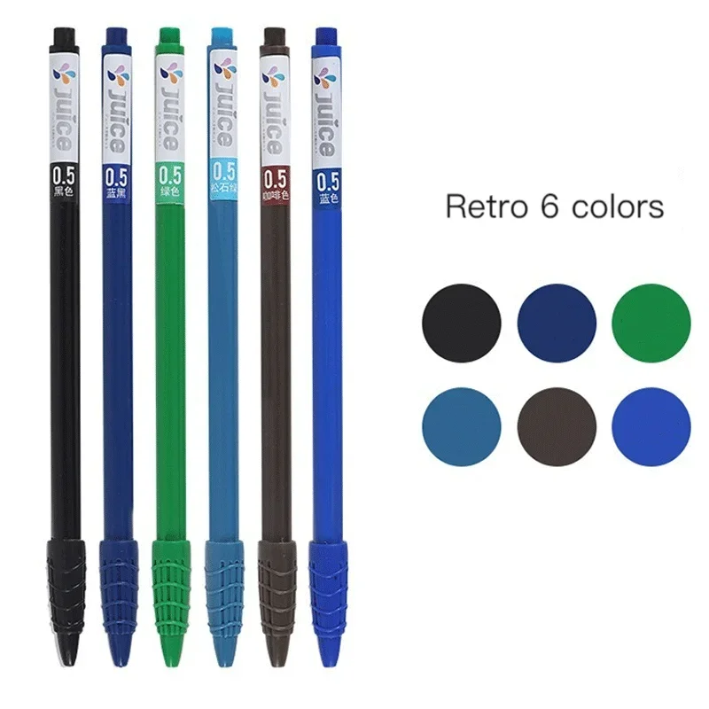 24Color Colorful Fine Point Pens for Bullet Journaling Note Taking Writing Drawing Coloring Cute Japanese Stationery Vintage Pen