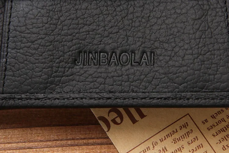 New Men Wallets Premium Product Real Cowhide for Man Short Black Walet Portefeuille Homme