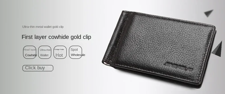 New Men Wallets Premium Product Real Cowhide for Man Short Black Walet Portefeuille Homme