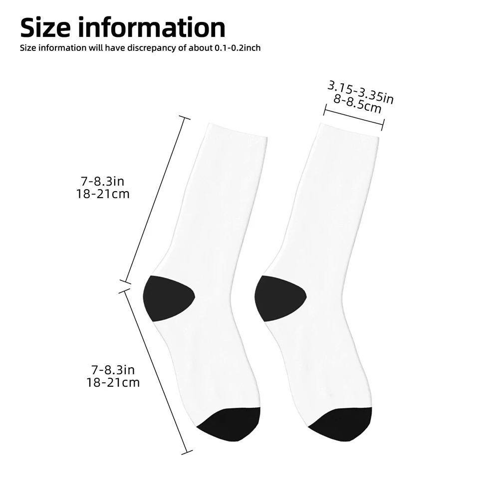 Ombre Polygonal Socks Autumn Gradient Purple Stockings Vintage Couple Medium Soft Socks Custom Outdoor Sports Anti-Slip Socks